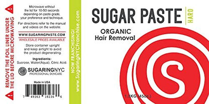 Sugaring NYC Hard Sugar Paste – 1.3 kg (45 oz) for Toughest Hair: Bikini, Brazilian, Underarms Avelisse