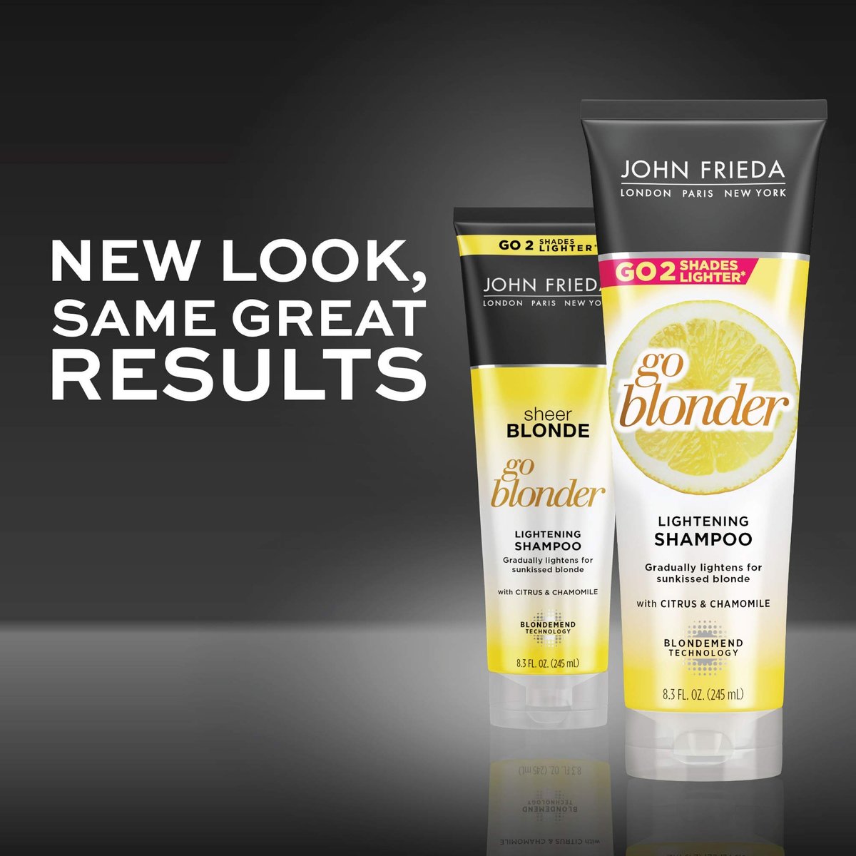 John Frieda Sheer Blonde Go Blonder Gradual Lightening Shampoo - 8.3 oz with Citrus & Chamomile, BlondMend Technology Avelisse