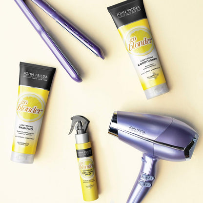 John Frieda Sheer Blonde Go Blonder Gradual Lightening Shampoo - 8.3 oz with Citrus & Chamomile, BlondMend Technology Avelisse