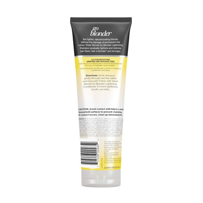 John Frieda Sheer Blonde Go Blonder Gradual Lightening Shampoo - 8.3 oz with Citrus & Chamomile, BlondMend Technology Avelisse