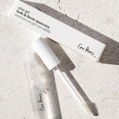 Ere Perez Natural Aloe Gel Lash + Brow Mascara - Clear, Conditioning, Sweat-Proof, Vegan & Cruelty-Free (0.35 oz) Avelisse