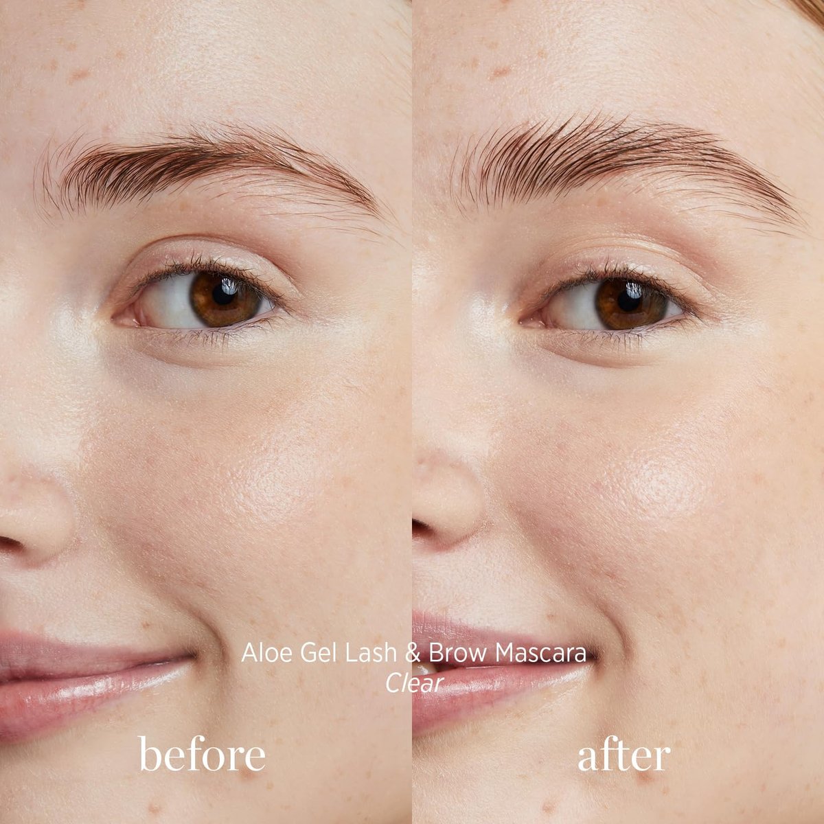 Ere Perez Natural Aloe Gel Lash + Brow Mascara - Clear, Conditioning, Sweat-Proof, Vegan & Cruelty-Free (0.35 oz) Avelisse