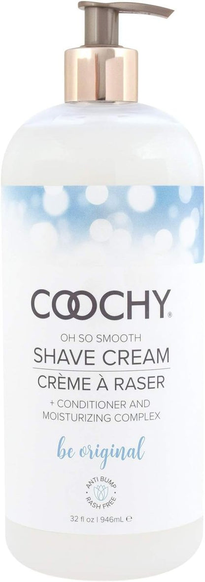Coochy Intimate Shaving Cream – Be Original, 32 oz – Shave Conditioner & Moisturizer for Sensitive Skin, Anti-Bump Avelisse