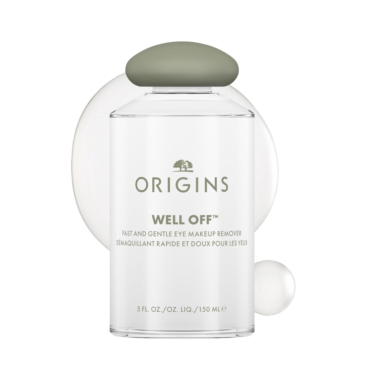 Origins Well Off Fast And Gentle Eye Makeup Remover | Ophthalmologist Tested | Non-Greasy, Non-Irritating | For All Skin Types, 5 Fl Oz Avelisse