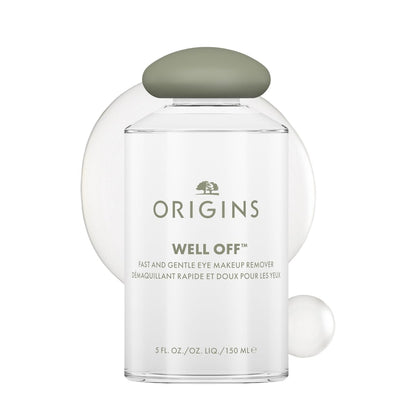 Origins Well Off Fast And Gentle Eye Makeup Remover | Ophthalmologist Tested | Non-Greasy, Non-Irritating | For All Skin Types, 5 Fl Oz Avelisse