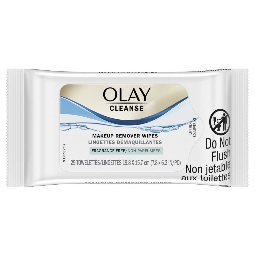 Olay Fragrance Free Makeup Remover Wipes, 25 Count - görsel 2