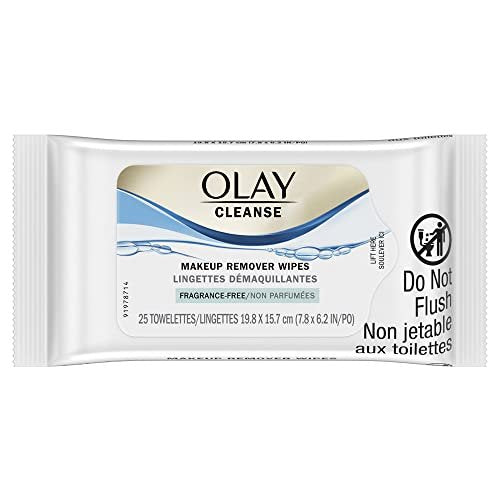 Olay Fragrance Free Makeup Remover Wipes, 25 Count - görsel 1