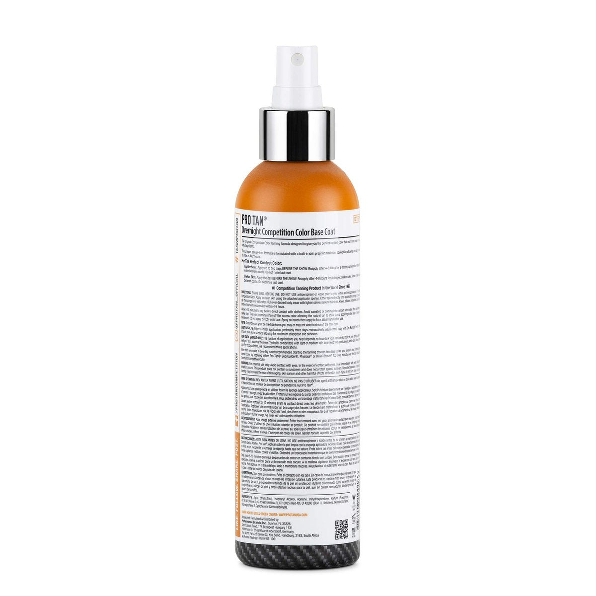 Pro Tan Overnight Competition Color Self-Tanner - Original Suntan Brown, 8.5 fl oz Avelisse