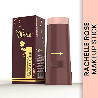 Olivia Instant Waterproof Makeup Stick Concealer - Rachelle Rose Shade No.2 (SPF 12) - 15g