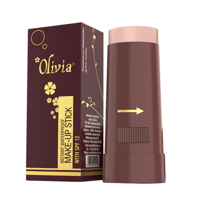 Olivia Instant Waterproof Makeup Stick Concealer - Rachelle Rose Shade No.2 (SPF 12) - 15g