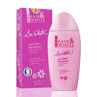 FAIR & WHITE So White Skin Brightening Lotion - 500 ml Daily Moisturizing Body Lotion Avelisse