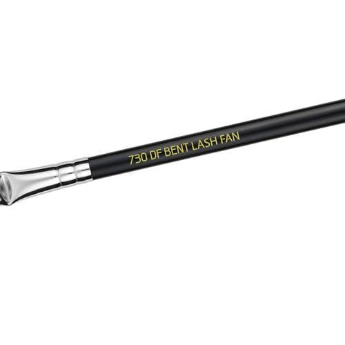 Bdellium Tools Professional Maestro Series 730 Bent Mascara Fan Brush - Soft Synthetic Fibers for Flawless Mascara Application (Black, 1pc) - görsel 12