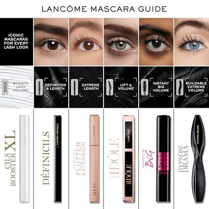 Lancôme Lash Idôle Waterproof Mascara - Black, Full Size - Lash-Lifting & Volumizing, Up to 24H Wear Avelisse