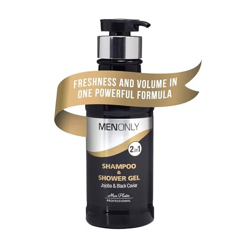 Mon Platin Men’s Daily Shampoo – Black Caviar & Jojoba Extracts – Anti-Dandruff, Volumizing & Refreshing – 400ml - görsel 4