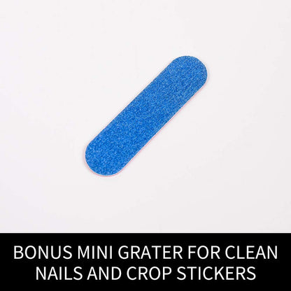 3D Van Gogh Starry Night Full Nail Stickers - 28 Nail Wraps, Long Lasting Gel Nail Art Decals, Easy Apply & Remove Avelisse