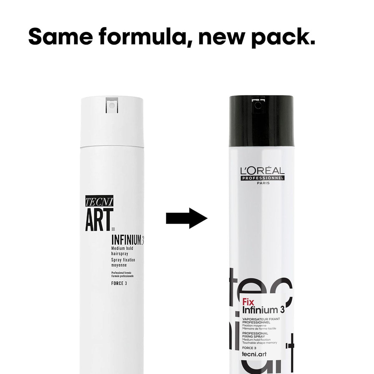 L'Oréal Professionnel Paris Fix Infinium 3 - Medium Hold Hairspray for Lasting Shape and Shine, Reduces Frizz Without Stiffness, 10.2 oz Avelisse