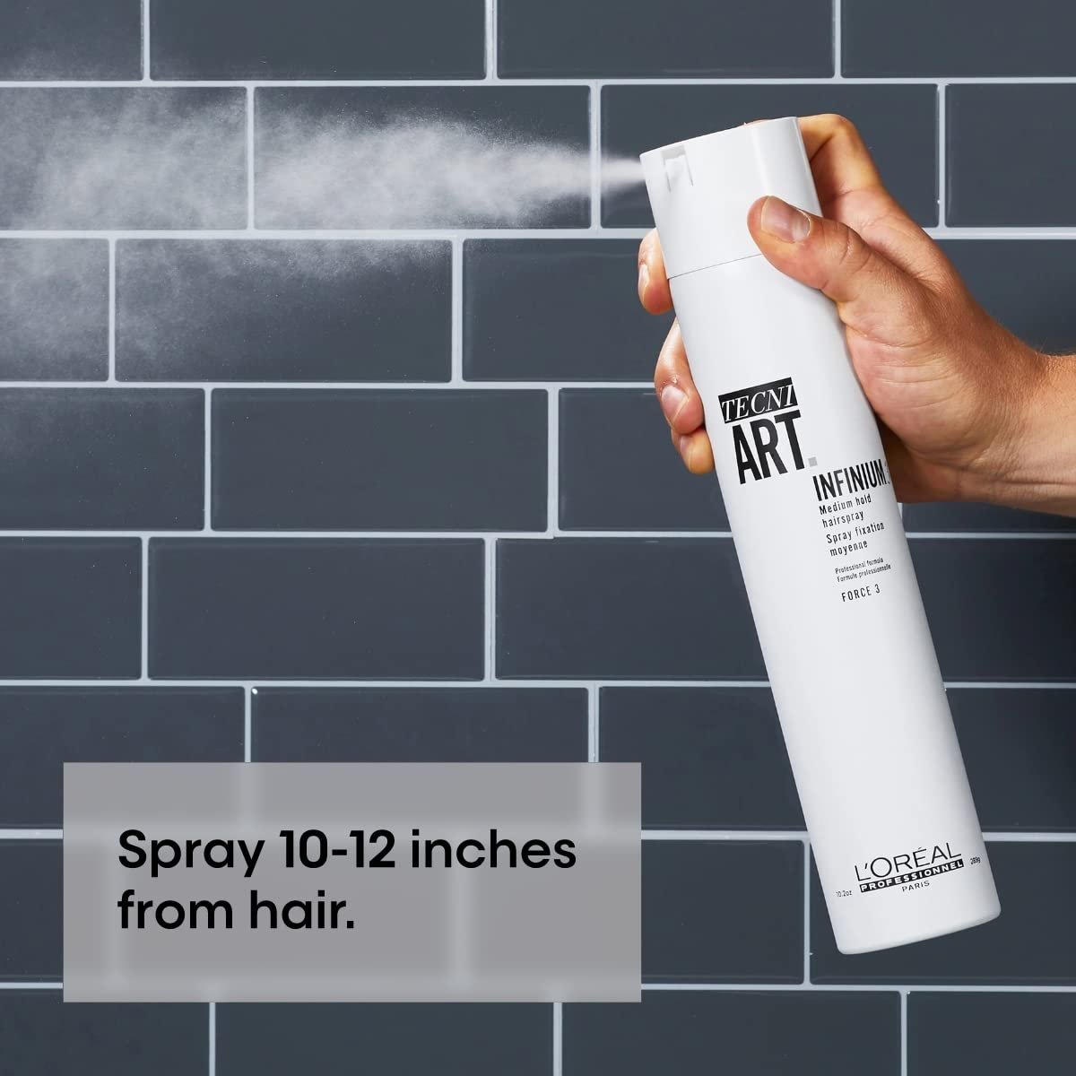 L'Oréal Professionnel Paris Fix Infinium 3 - Medium Hold Hairspray for Lasting Shape and Shine, Reduces Frizz Without Stiffness, 10.2 oz Avelisse