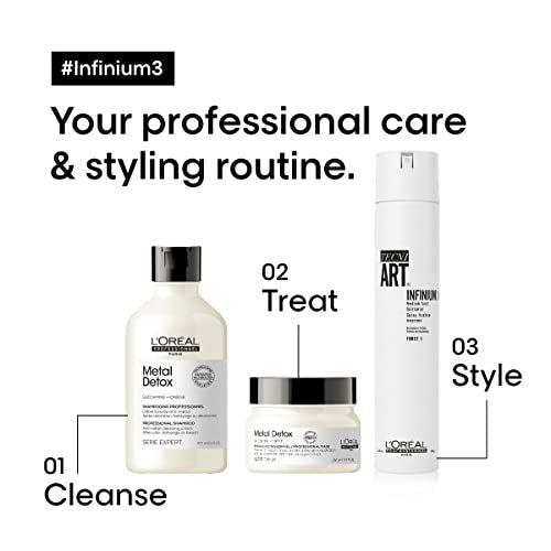 L'Oréal Professionnel Paris Fix Infinium 3 - Medium Hold Hairspray for Lasting Shape and Shine, Reduces Frizz Without Stiffness, 10.2 oz Avelisse