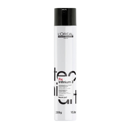 L'Oréal Professionnel Paris Fix Infinium 3 - Medium Hold Hairspray for Lasting Shape and Shine, Reduces Frizz Without Stiffness, 10.2 oz Avelisse