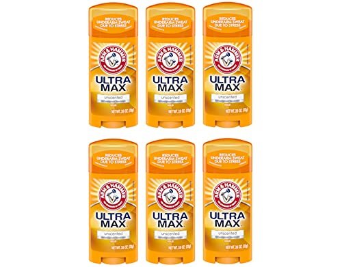 ARM & HAMMER ULTRAMAX Anti-Perspirant Deodorant Invisible Solid Unscented, 2.6 oz (6-Pack) - görsel 2