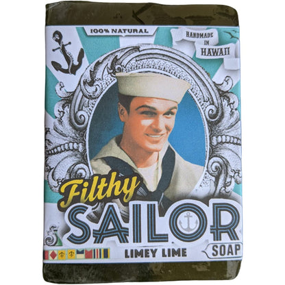 Filthy Farmgirl Handmade Hawaiian Soap - Large Filthy Sailor Bar (5 oz, Green)