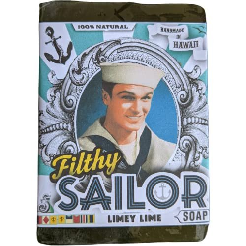 Filthy Farmgirl Handmade Hawaiian Soap - Large Filthy Sailor Bar (5 oz, Green) - görsel 2