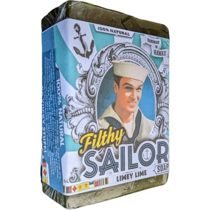 Filthy Farmgirl Handmade Hawaiian Soap - Large Filthy Sailor Bar (5 oz, Green)