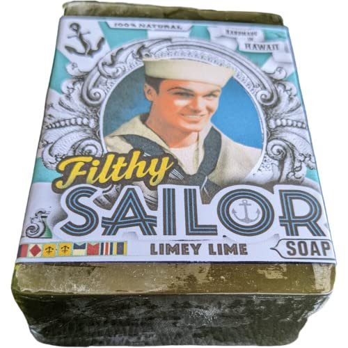 Filthy Farmgirl Handmade Hawaiian Soap - Large Filthy Sailor Bar (5 oz, Green) - görsel 10
