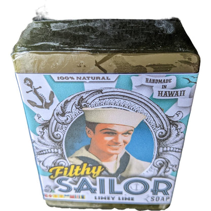 Filthy Farmgirl Handmade Hawaiian Soap - Large Filthy Sailor Bar (5 oz, Green)