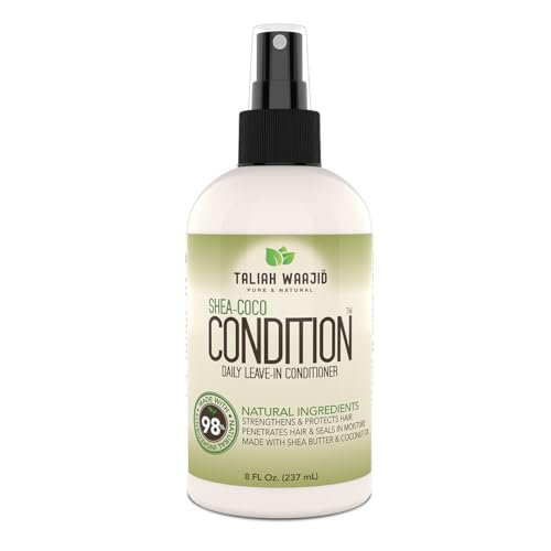 Taliah Waajid Shea-Coco Daily Leave-In Conditioner – 8oz – Moisturizing Detangler for Natural Curly, Kinky & Wavy Hair - görsel 2