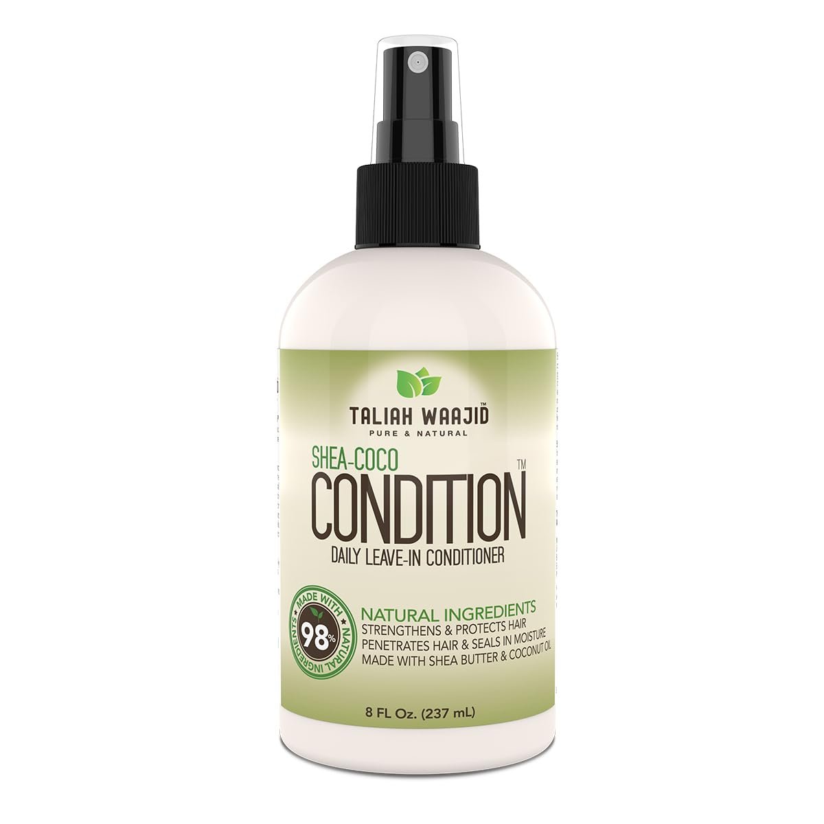 Taliah Waajid Shea-Coco Daily Leave-In Conditioner – 8oz – Moisturizing Detangler for Natural Curly, Kinky & Wavy Hair - görsel 1