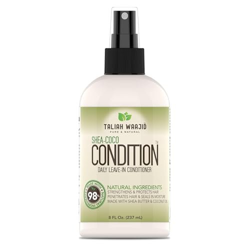 Taliah Waajid Shea-Coco Daily Leave-In Conditioner – 8oz – Moisturizing Detangler for Natural Curly, Kinky & Wavy Hair - görsel 8