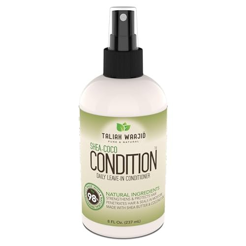 Taliah Waajid Shea-Coco Daily Leave-In Conditioner – 8oz – Moisturizing Detangler for Natural Curly, Kinky & Wavy Hair - görsel 10