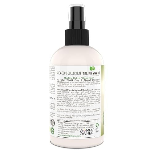 Taliah Waajid Shea-Coco Daily Leave-In Conditioner – 8oz – Moisturizing Detangler for Natural Curly, Kinky & Wavy Hair - görsel 4