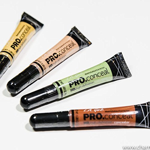 L.A. Girl Pro Conceal Set - Orange, Yellow, Green Correctors (Pack of 3) Avelisse