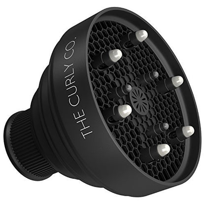 Collapsible Hair Diffuser by The Curly Co. – Silicone Diffuser for Curly Hair with Satisfaction Guarantee Avelisse
