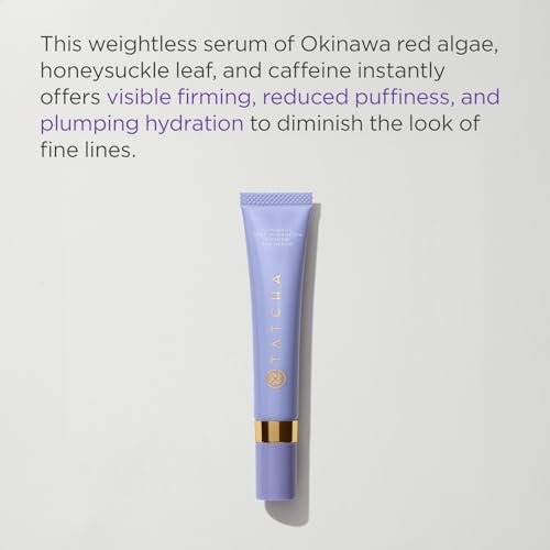Tatcha Luminous Deep Hydration Firming Eye Serum – Caffeinated Hydrating Eye Serum for Fine Lines and Puffiness, 0.5 oz Avelisse