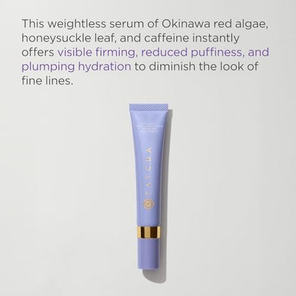 Tatcha Luminous Deep Hydration Firming Eye Serum – Caffeinated Hydrating Eye Serum for Fine Lines and Puffiness, 0.5 oz Avelisse