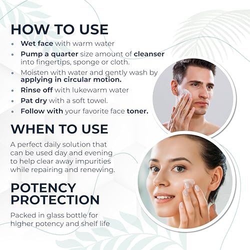 Coconut Milk & Honey Face Wash – Gentle Hydrating Cleanser for Sensitive to Dry Skin, Fragrance-Free, Non-Drying Formula with Aloe & Jojoba, Ideal for Redness, Dryness & Daily Makeup Removal (4 fl oz) Avelisse