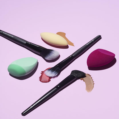 e.l.f. Buffing Foundation Brush - Tapered Synthetic Makeup Brush for Seamless, Even Coverage | Vegan & Cruelty-Free