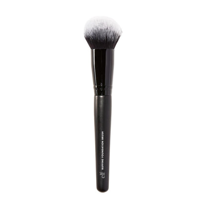 e.l.f. Buffing Foundation Brush - Tapered Synthetic Makeup Brush for Seamless, Even Coverage | Vegan & Cruelty-Free