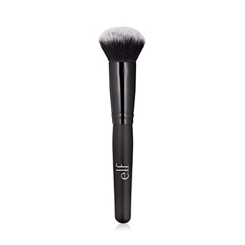 e.l.f. Powder Blurring Brush - Soft-Focus Finish Makeup Brush, Vegan & Cruelty-Free - görsel 1