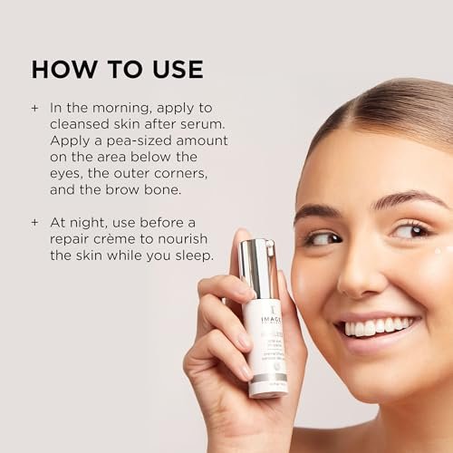 IMAGE Skincare AGELESS Total Eye Lift Crème – Anti-Aging Eye Cream for Dark Circles, Bags & Wrinkles, 0.5 fl oz Avelisse