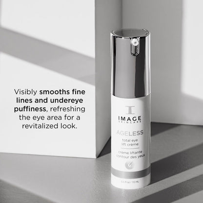 IMAGE Skincare AGELESS Total Eye Lift Crème – Anti-Aging Eye Cream for Dark Circles, Bags & Wrinkles, 0.5 fl oz Avelisse