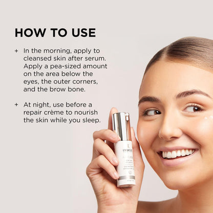 IMAGE Skincare AGELESS Total Eye Lift Crème – Anti-Aging Eye Cream for Dark Circles, Bags & Wrinkles, 0.5 fl oz Avelisse