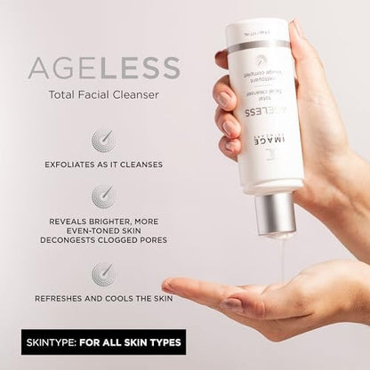 IMAGE Skincare AGELESS Total Facial Cleanser – Gentle Face Wash for Smoother, Revitalized Skin, 6 oz Avelisse