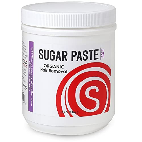Sugaring NYC Natural Sugaring Paste 1.3 kg (45 oz) – Soft Formula for Legs, Arms, Back, Stomach – 100% Natural Hair Removal Avelisse