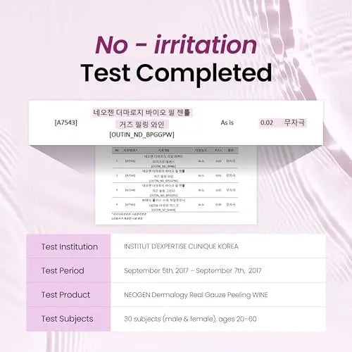 DERMALOGY by NEOGENLAB Bio-Peel Gauze Peeling Pads (Wine, 30 pads) - Exfoliating & Firming Peeling Pad with PHA & Red Wine & Resveratrol & Hyaluronic Acid - Korean Skin Care Avelisse