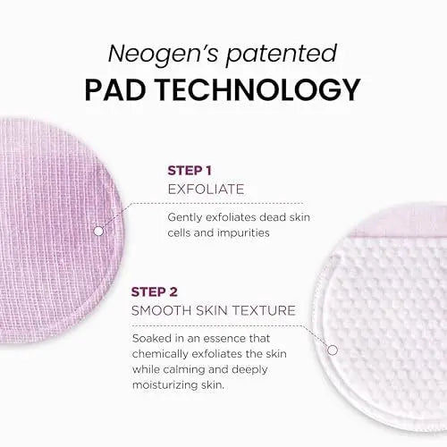 DERMALOGY by NEOGENLAB Bio-Peel Gauze Peeling Pads (Wine, 30 pads) - Exfoliating & Firming Peeling Pad with PHA & Red Wine & Resveratrol & Hyaluronic Acid - Korean Skin Care Avelisse