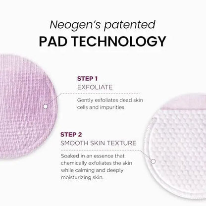 DERMALOGY by NEOGENLAB Bio-Peel Gauze Peeling Pads (Wine, 30 pads) - Exfoliating & Firming Peeling Pad with PHA & Red Wine & Resveratrol & Hyaluronic Acid - Korean Skin Care Avelisse